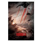 Godzilla Affisch Skydivers A275