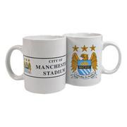 Manchester City Mugg Stadium Sign