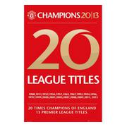 Manchester United Affisch 20 League Titles 3