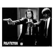 Pulp Fiction Miniaffisch B&w Guns M133