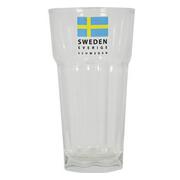 Sverige Glas Flagga