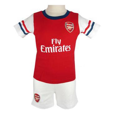 Arsenal Tröja Och Shorts Baby Röd/vit