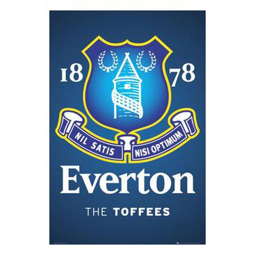 Everton Affisch Crest 35