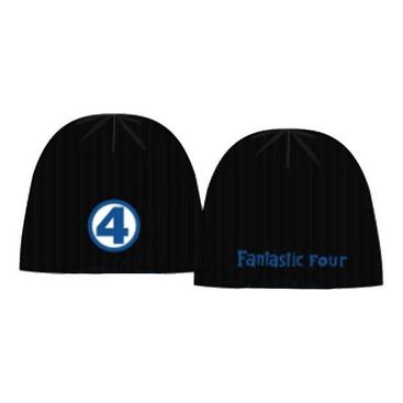 Fantastic Four 4 Mössa Logo Svart