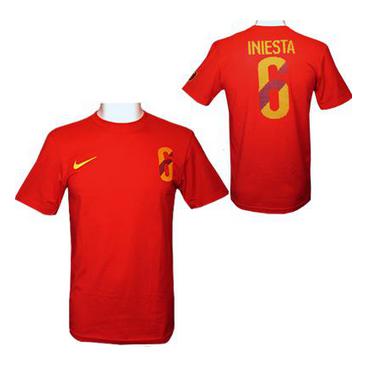 Iniesta T-shirt Hero Röd