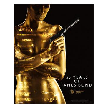 James Bond Miniaffisch 50th Anniversary M51