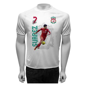 Liverpool T-shirt Suarez Vit