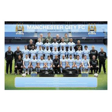 Manchester City Affisch Squad 43