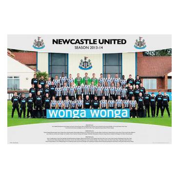 Newcastle United Affisch Squad 54