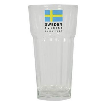Sverige Glas Flagga