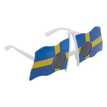 Sverige Glasögon Flaggor