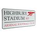 Arsenal Vägskylt Highbury
