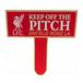 Liverpool Skylt Keep Off The Pitch