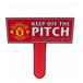 Manchester United Skylt Keep Off The Pitch