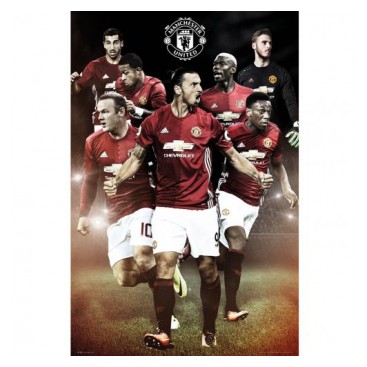 Manchester United Affisch Players 17