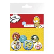 Simpsons Knappar Homer 6-pack