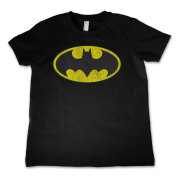 Batman T-shirt Distressed Logo Barn