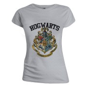 Harry Potter T-shirt Hogwarts Dam Grå