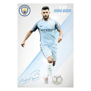 Manchester City Affisch Aguero 26