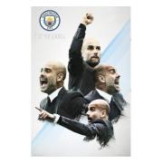 Manchester City Affisch Guardiola 30