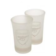 Arsenal Snapsglas Frosted 2-pack