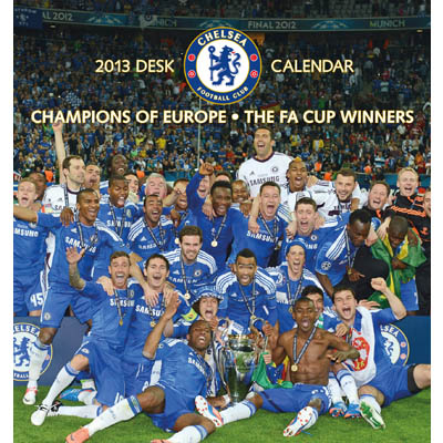 Chelsea Skrivbordskalender 2013
