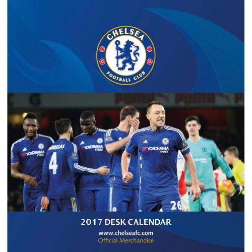 Chelsea Skrivbordskalender 2017