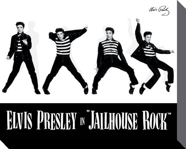 Elvis Canvastryck Jailhouse Rock