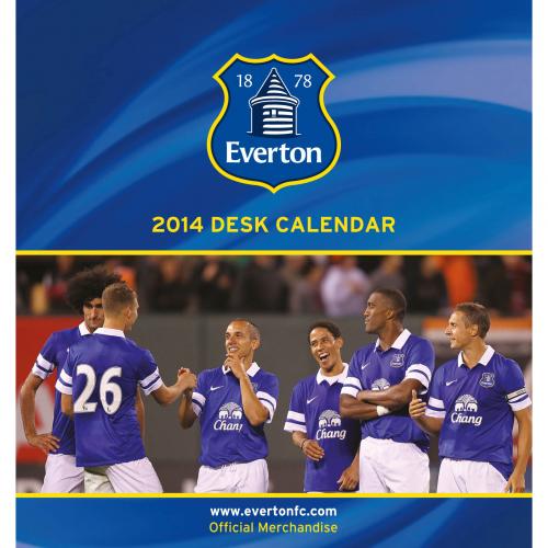 Everton Skrivbordskalender 2014