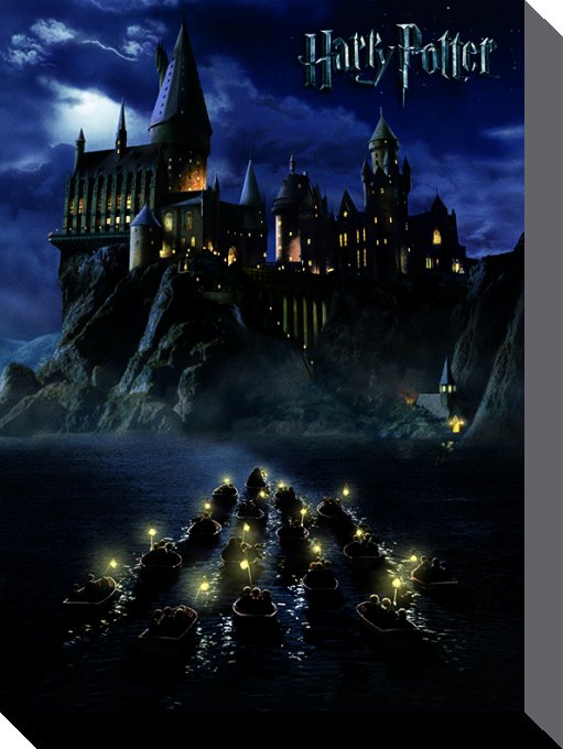 Harry Potter Canvastryck Hogwarts School 40 x 30