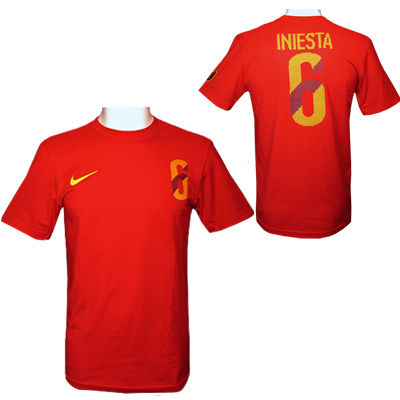 Iniesta T-shirt Hero Röd S