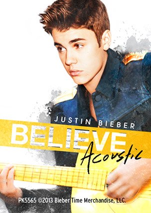 Justin Bieber Nyckelring Acoustic