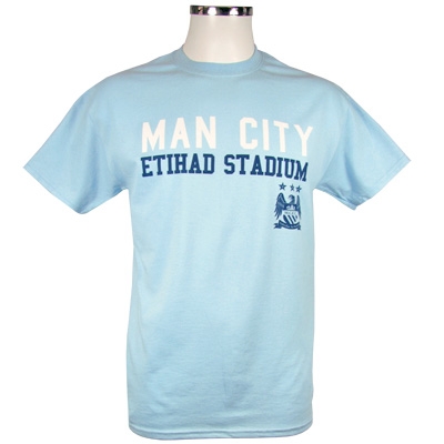 Manchester City T-Shirt Ljusblå XXL