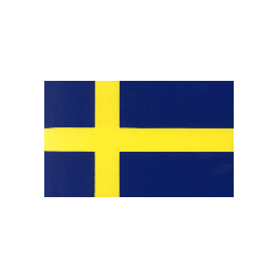Sverige Dekal flagga 7,5x10,5cm