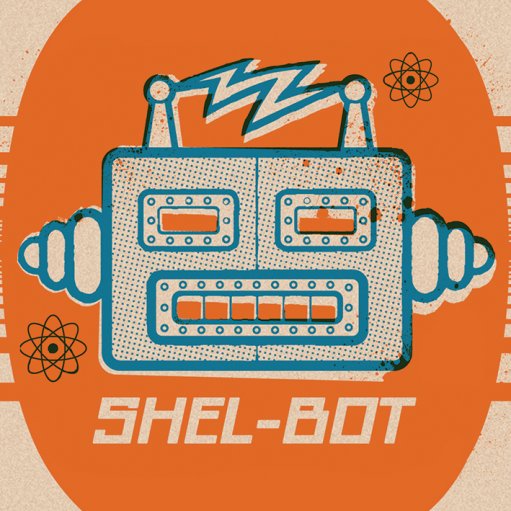 Big Bang Theory Klistermärke Shelbot