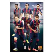 Barcelona Affisch Players 4