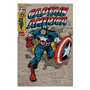 Captain America Affisch Retro A449