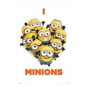 Despicable Me Affisch I Love Minions A146