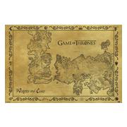 Game Of Thrones Affisch Antique Map A152