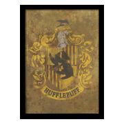 Harry Potter Inramad Bild Hufflepuff Crest