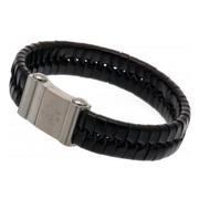 Manchester United Läderarmband Single Plait