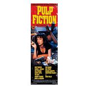 Pulp Fiction Dörraffisch Uma On Bed