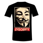 V For Vendetta T-shirt Disobey