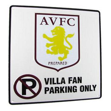 Aston Villa Skylt No Parking