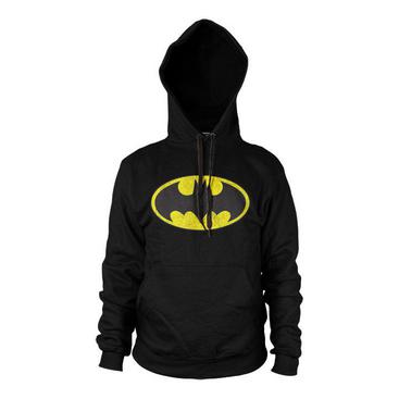 Batman Huvtröja Distressed Logo