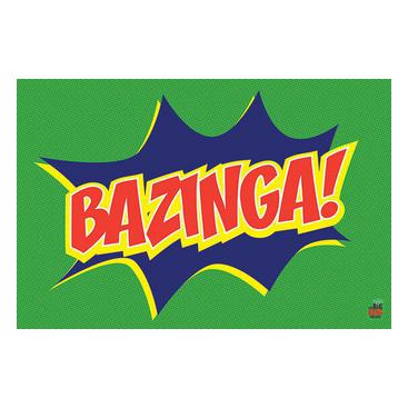 Big Bang Theory Affisch Bazinga Icon A77