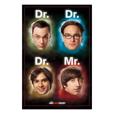 Big Bang Theory Affisch Dr Mr A702