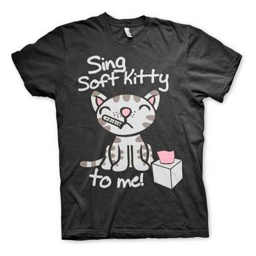 Big Bang Theory T-shirt Sing Soft Kitty To Me