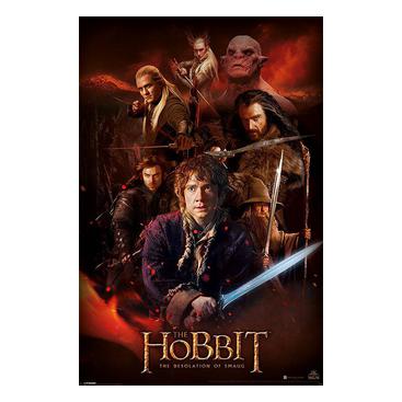 Hobbit Dos Affisch Fire Montage A724