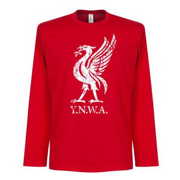 Liverpool Långärmad Tröja Ynwa Distressed Röd